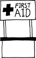 First aid stand