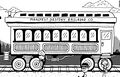 Manifest Destiny Railroad Company passenger car