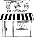 Tony Fiasco's Photography shop, with sign