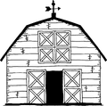 The barn building